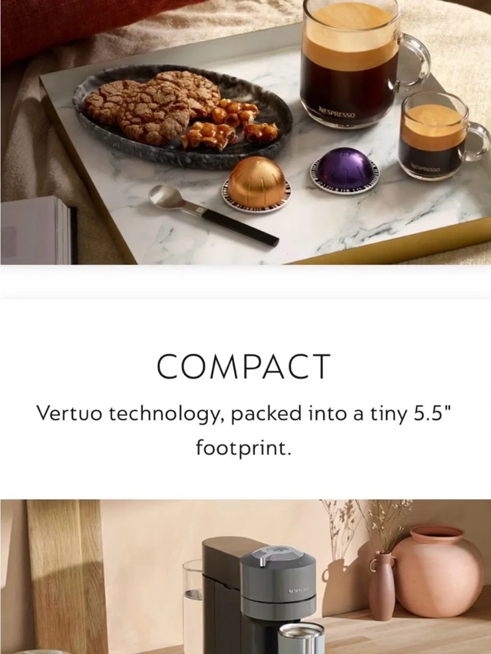 Nespresso compact single